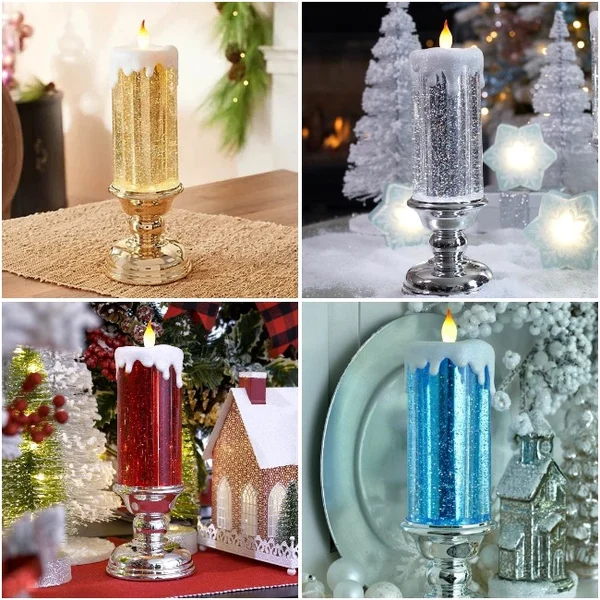 Vianočné LED sviečky - Oslavné a bezpečné svetlá