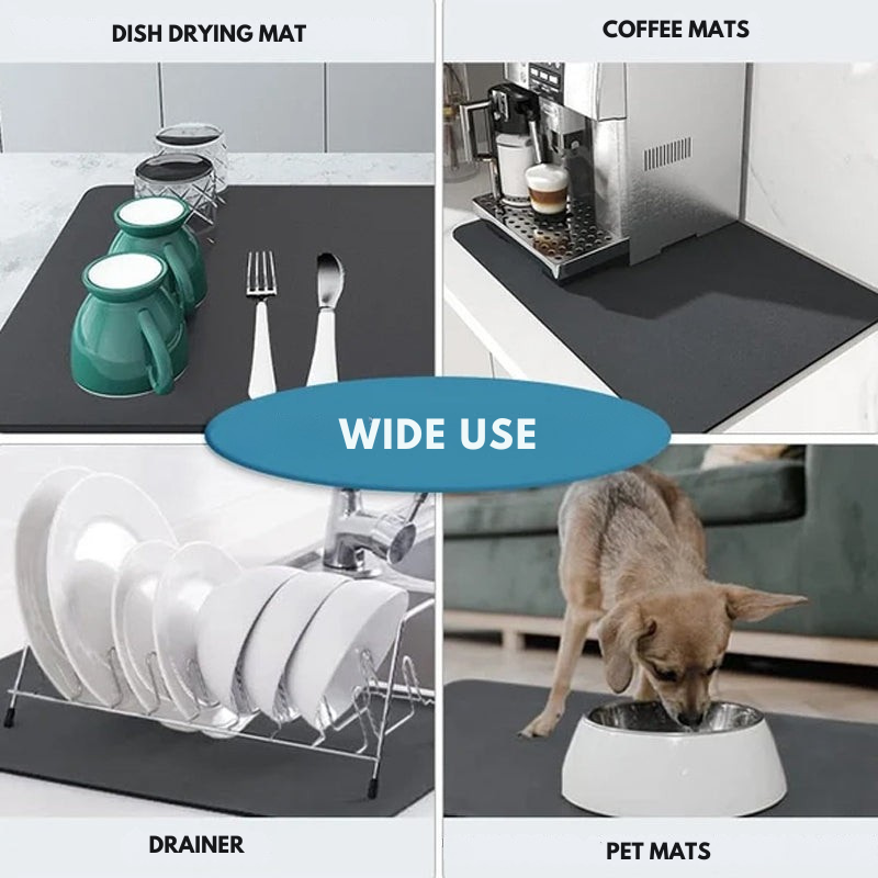 Drainage Mat: Quick Absorption and Clean Kitchen 